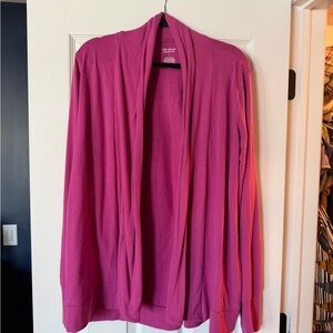Tek Gear Fuchsia Open Front Cardigan